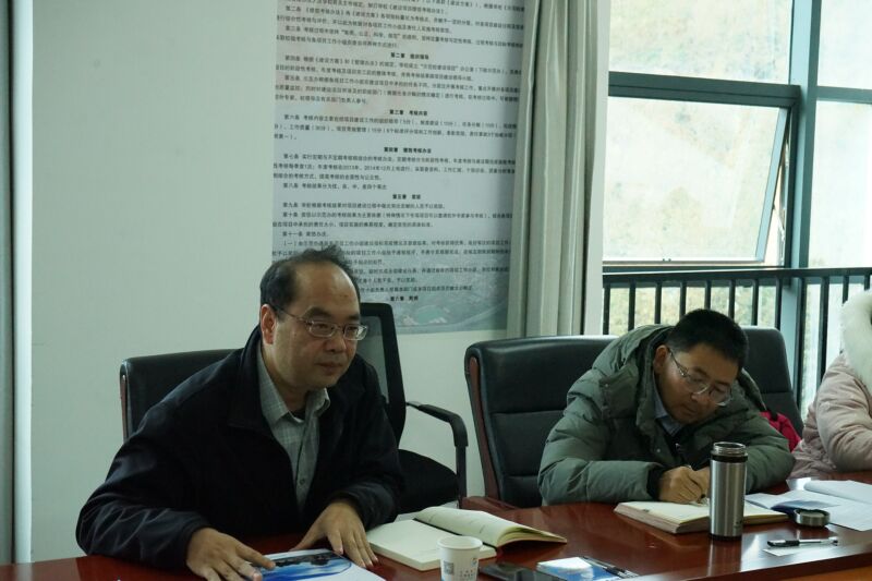 省州人社部门到学院进行年度联合检查